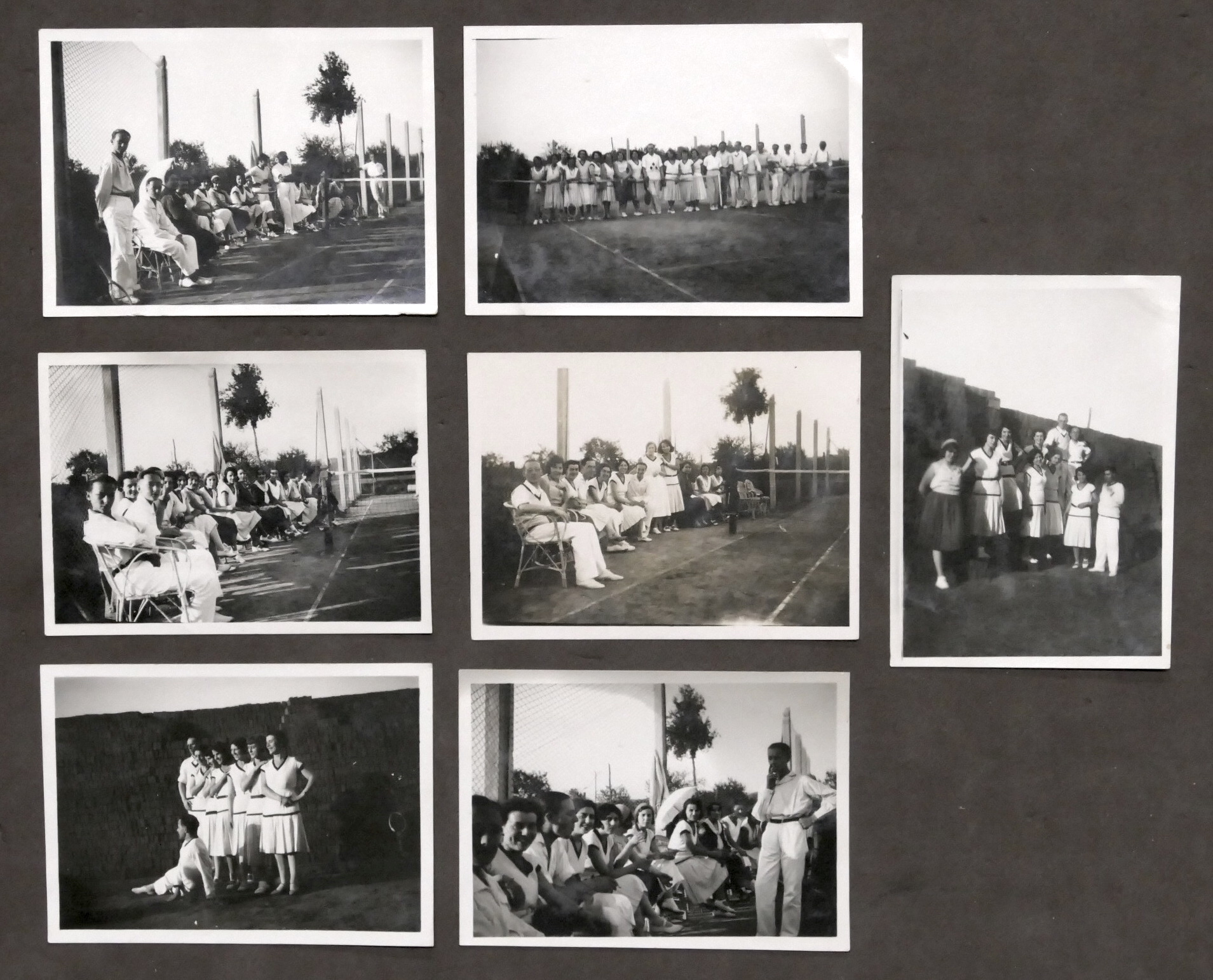 Lotto 7 fotografie Tennis Club Montà (Cuneo) - Luglio 1931