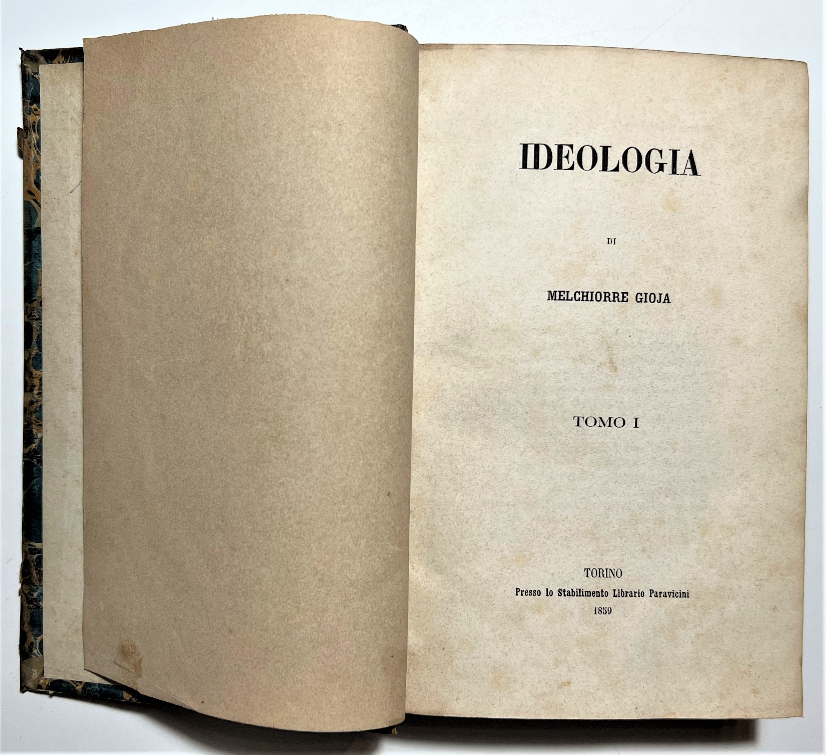 M. Gioja - Ideologia - ed. 1859 Tomo I