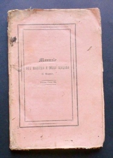M. Ponza - Manuale del maestro e dello scolaro di …