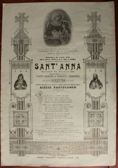 Manifesto devozionale S. Agostino - Sant' Anna di Bronda - …