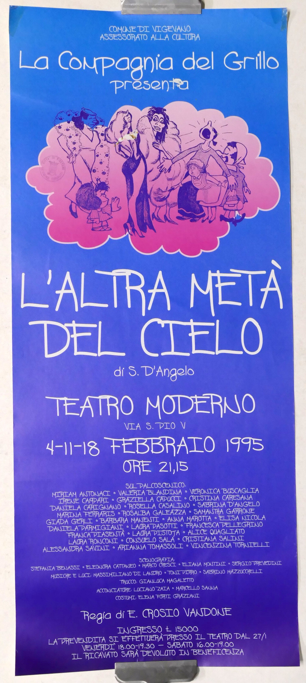 Manifesto Teatro Moderno - Vigevano - Spettacolo L'altra metà del …