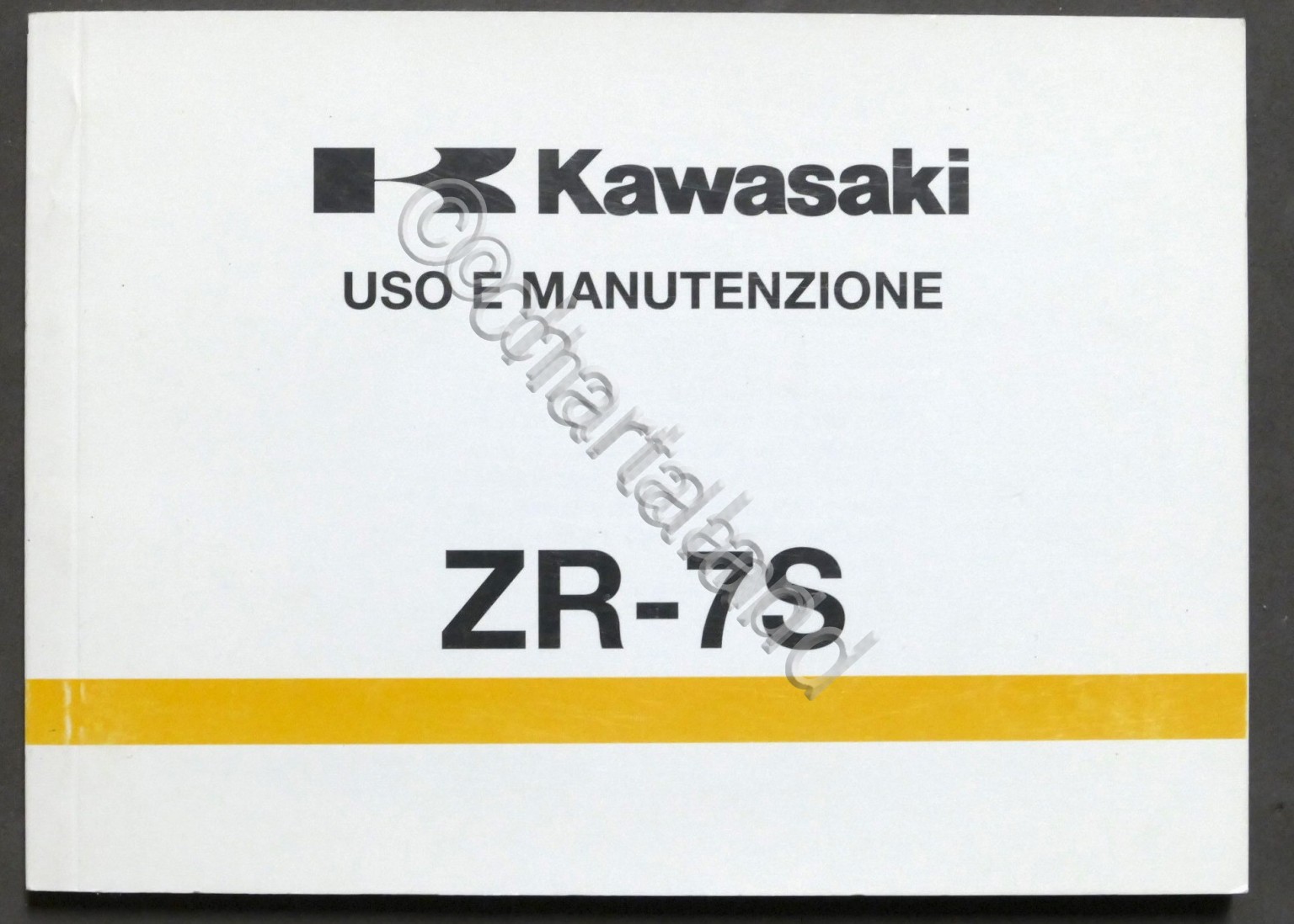 Manuale uso e manutenzione moto Kawasaki ZR-7S - ed. 2001