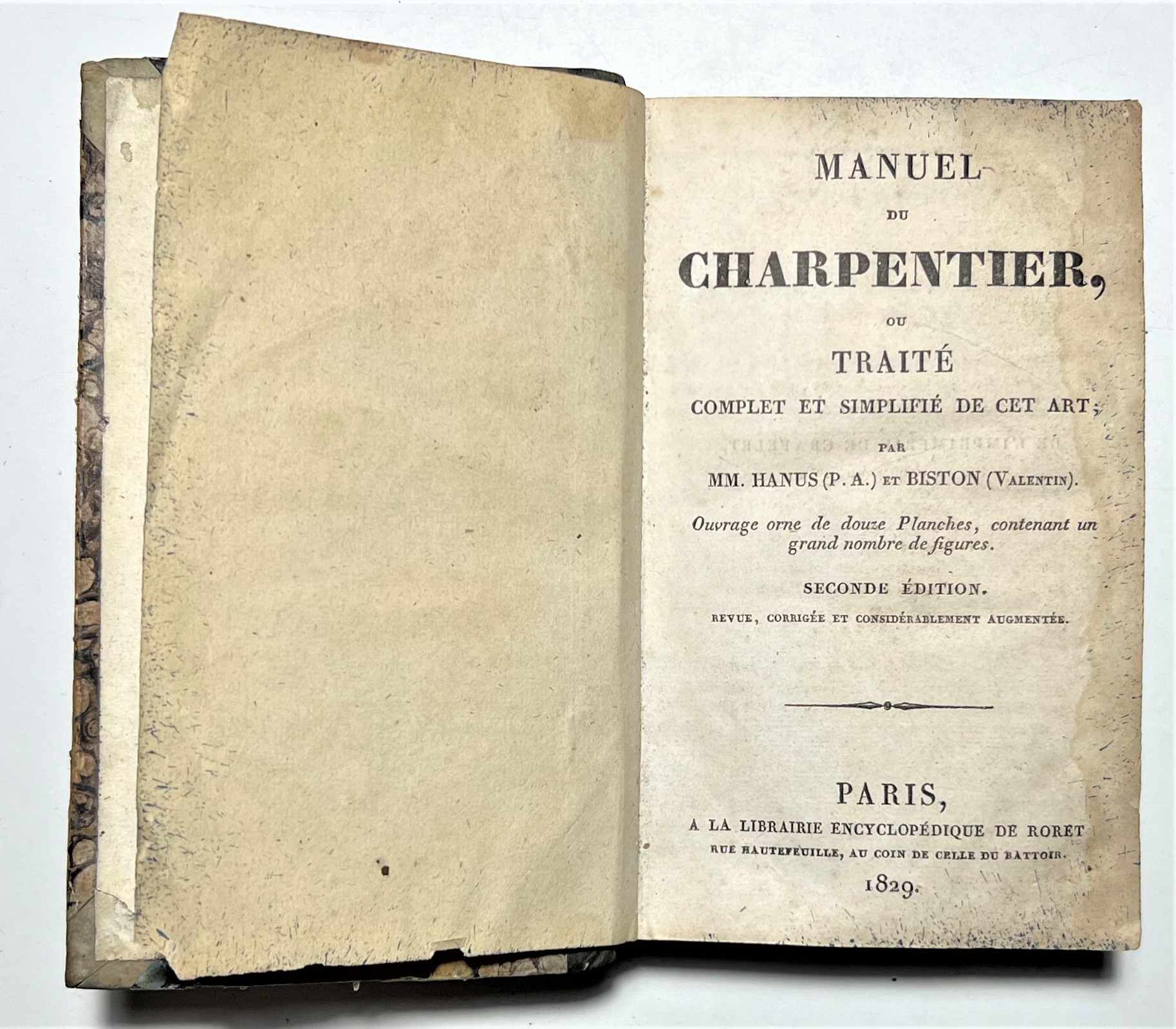 Manuel du Charpentier ou traité Complet et Simplifie de Cet …