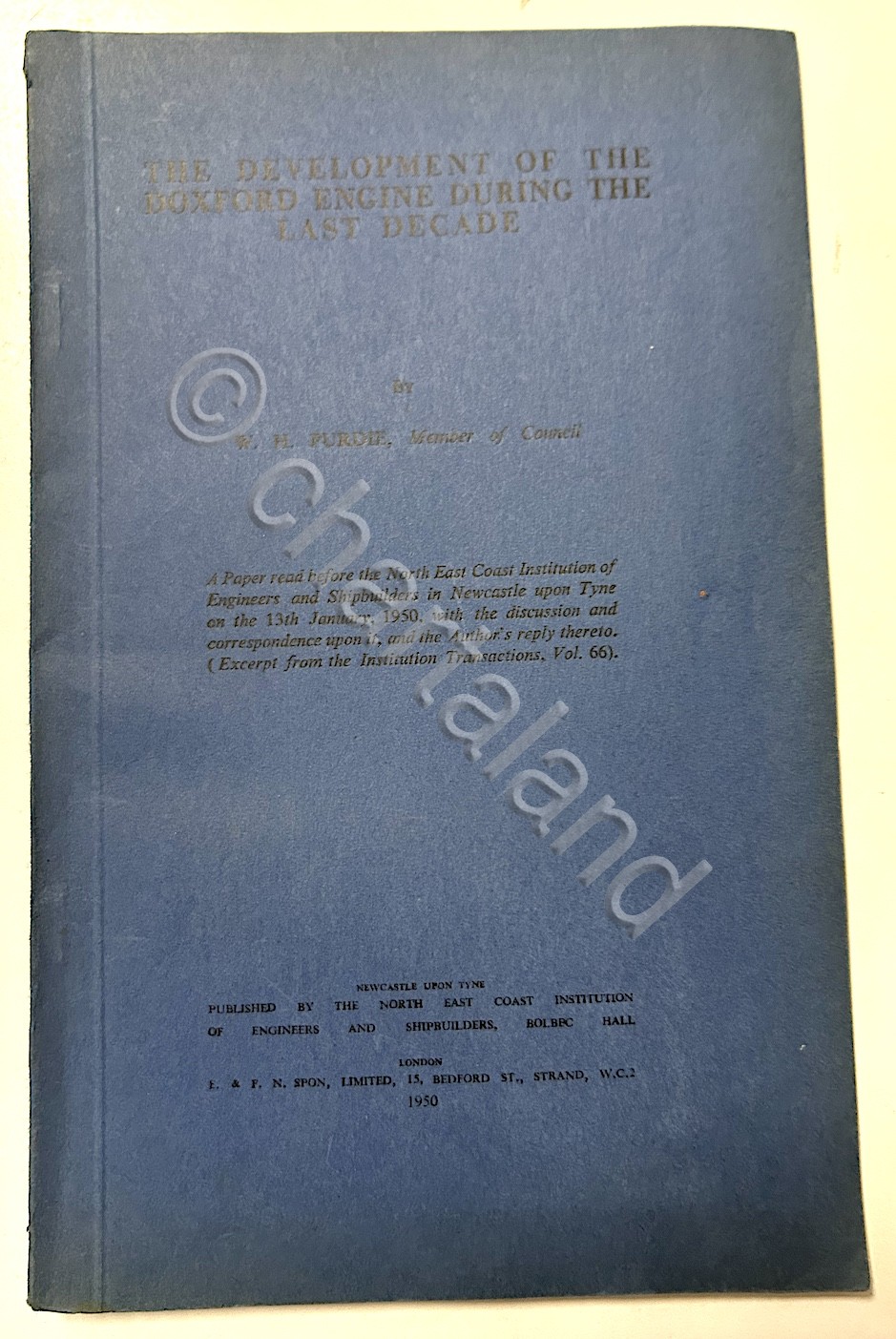 Marina - Purdie - The development of doxford engine during …