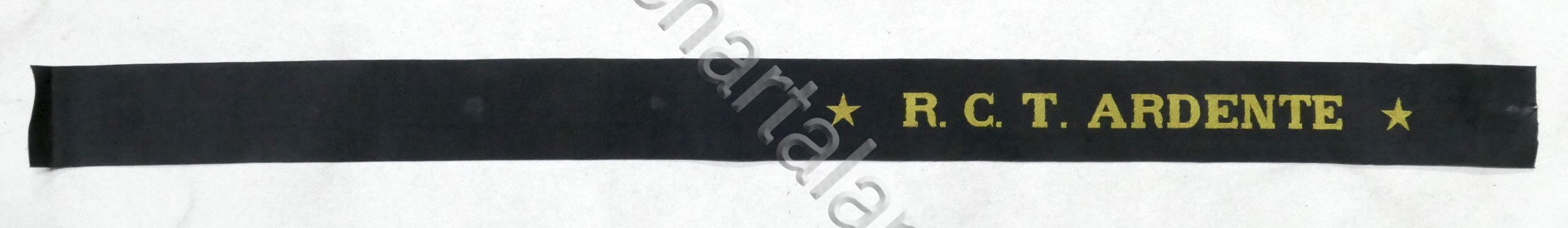 Marina Militare - Nastro cappello R. C. T. Ardente cacciatorpediniere …