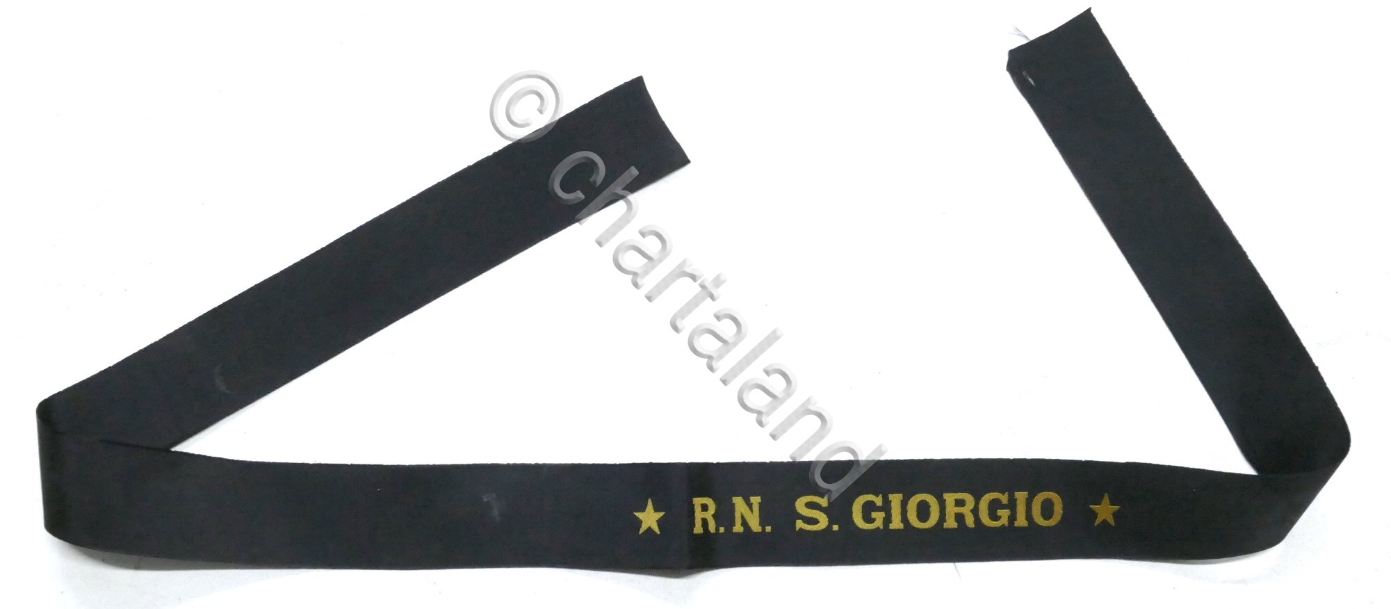 Marina Militare - Nastro cappello Regia Nave San Giorgio Incrociatore …