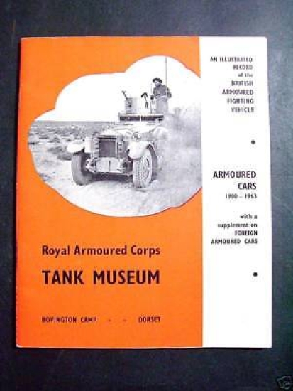 Militaria - Tank Museum - Armoured Cars - 1900/1963 - …