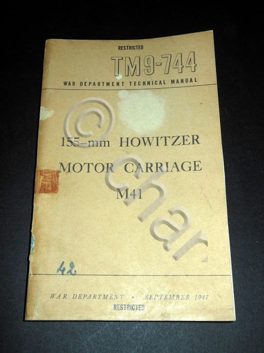 Militaria Artiglieria - 155-mm Howitzer Motor Carriage M41 - 1^ed. …