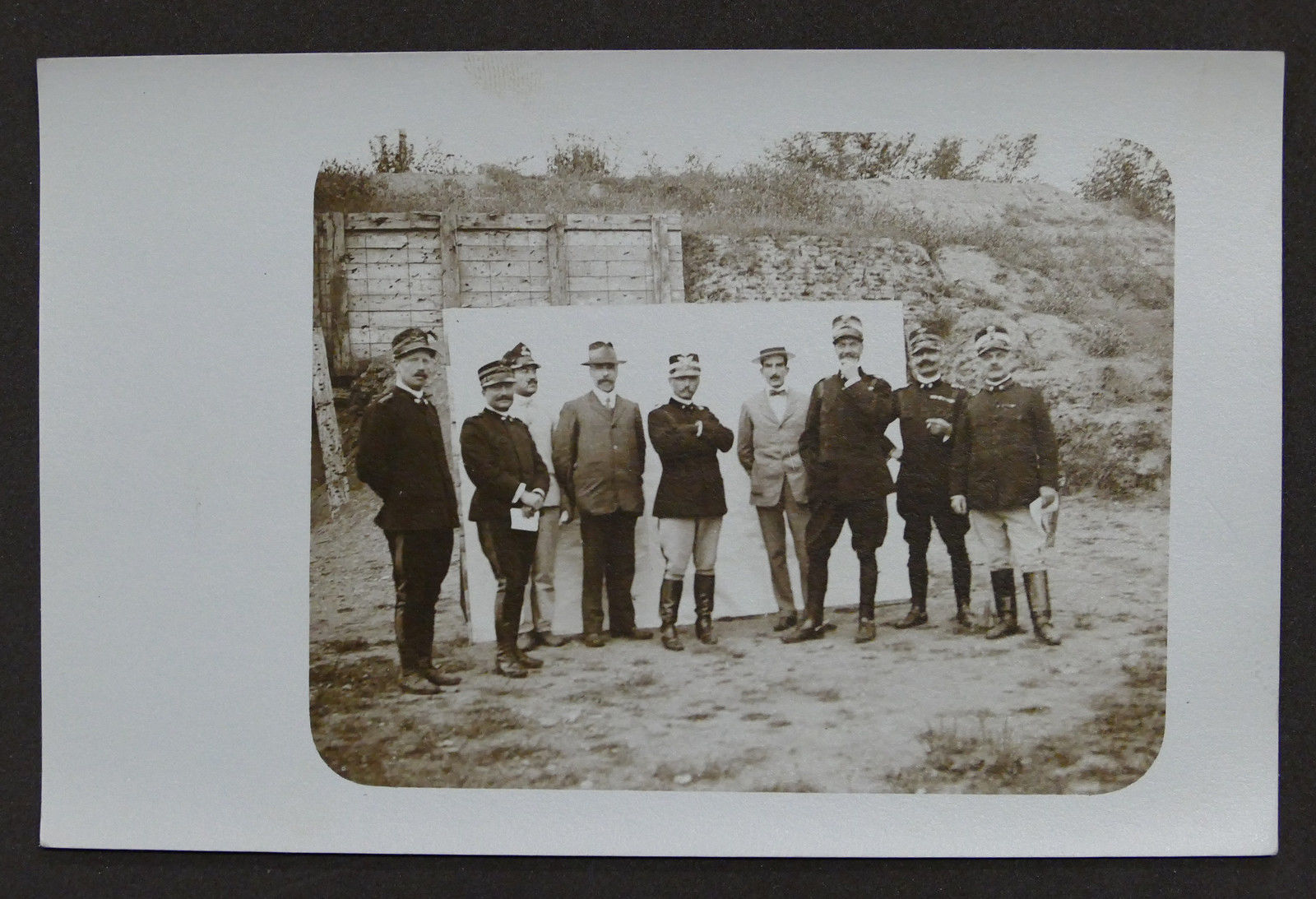 Militaria Foto d'epoca - cartolina (14) Esercito Reparto Mitraglieri - …