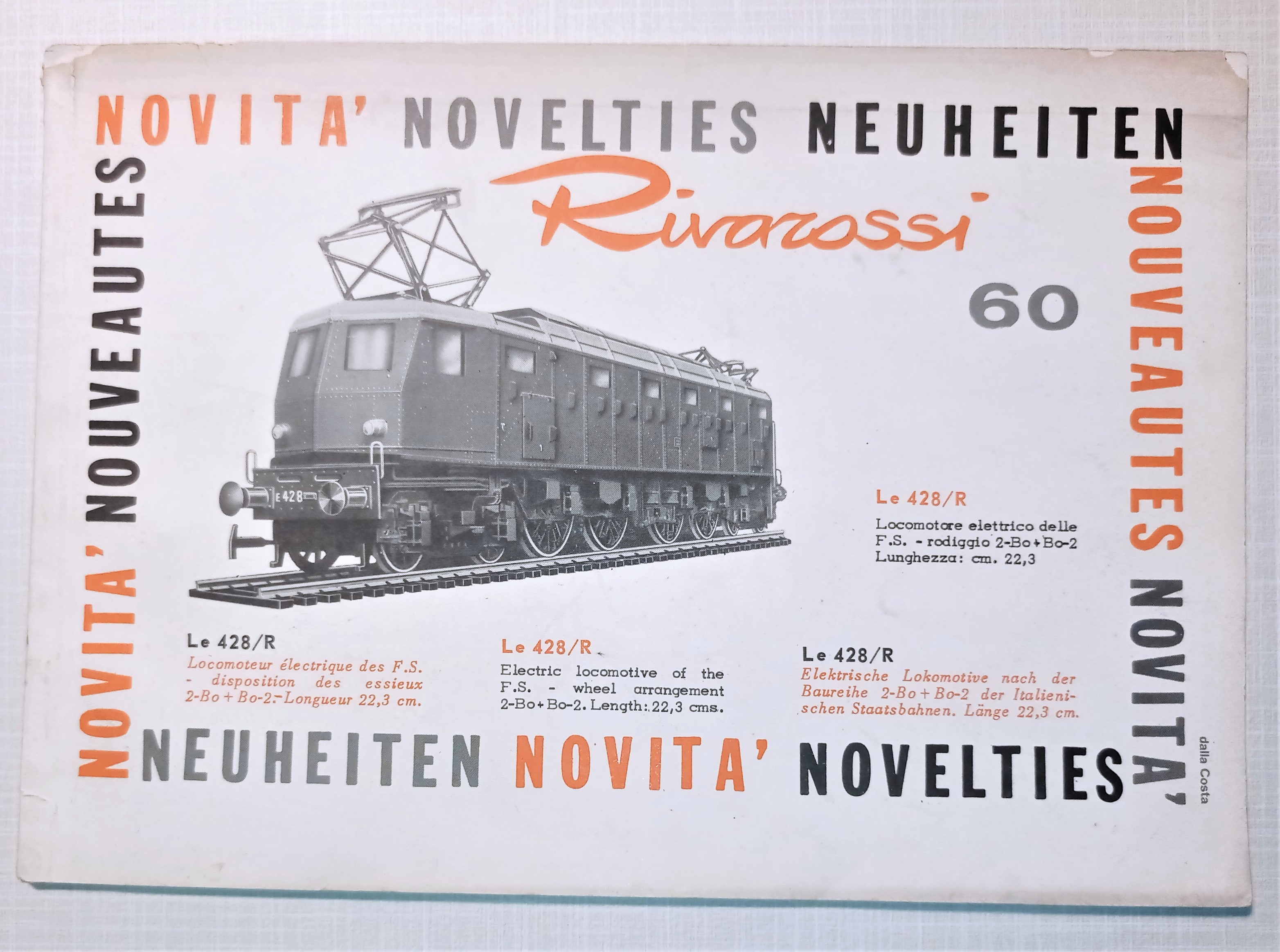 Modellismo Ferroviario - Catalogo Rivarossi - Novità 60