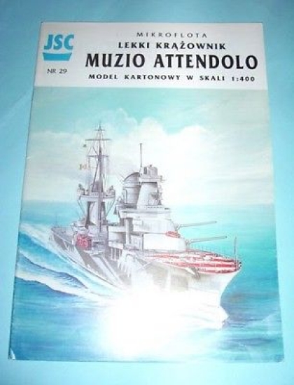 Modellismo Navale - Muzio Attendolo Model Kartonowy - ed. 1995