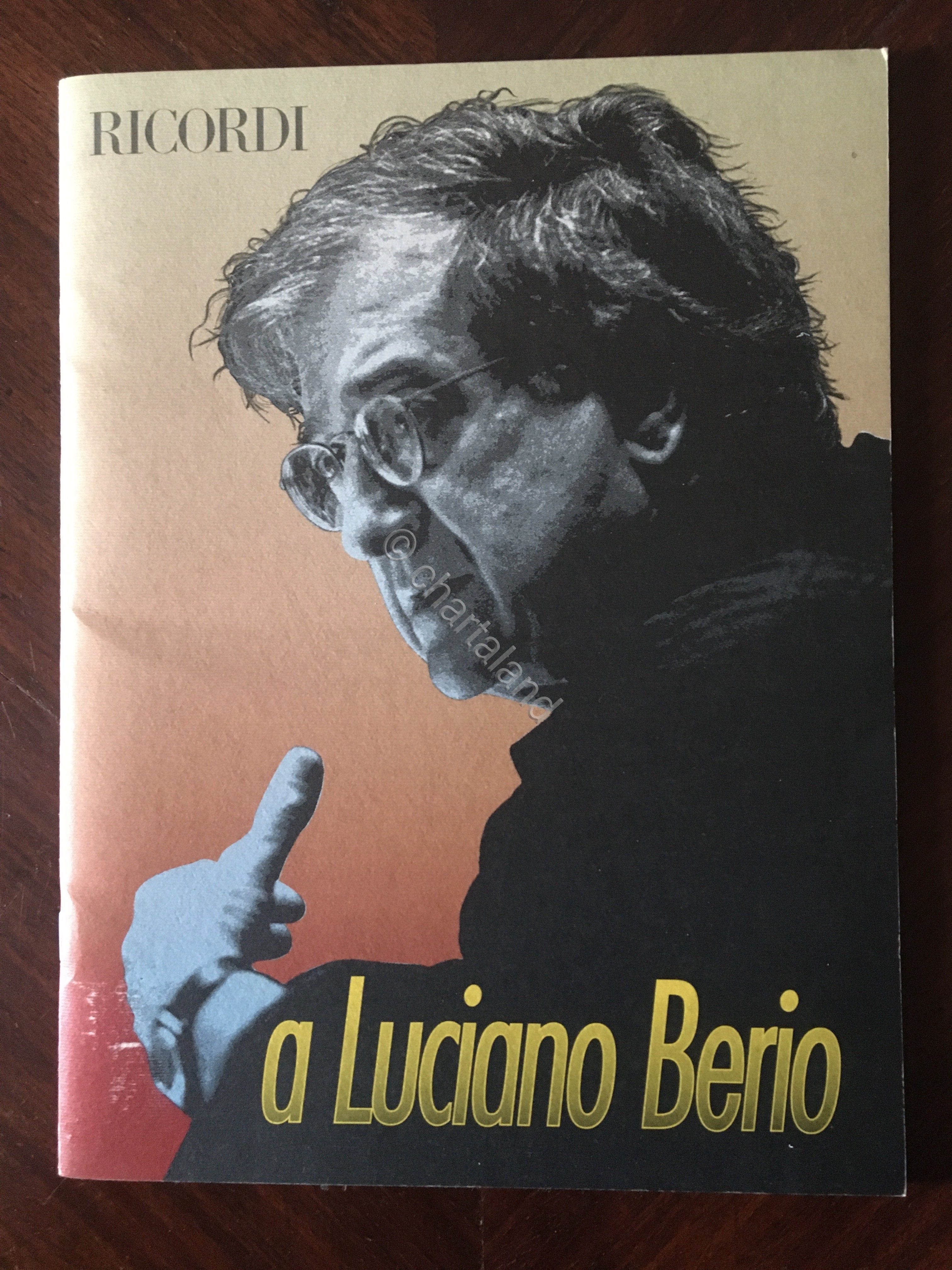Musica - a Luciano Berio - 1995