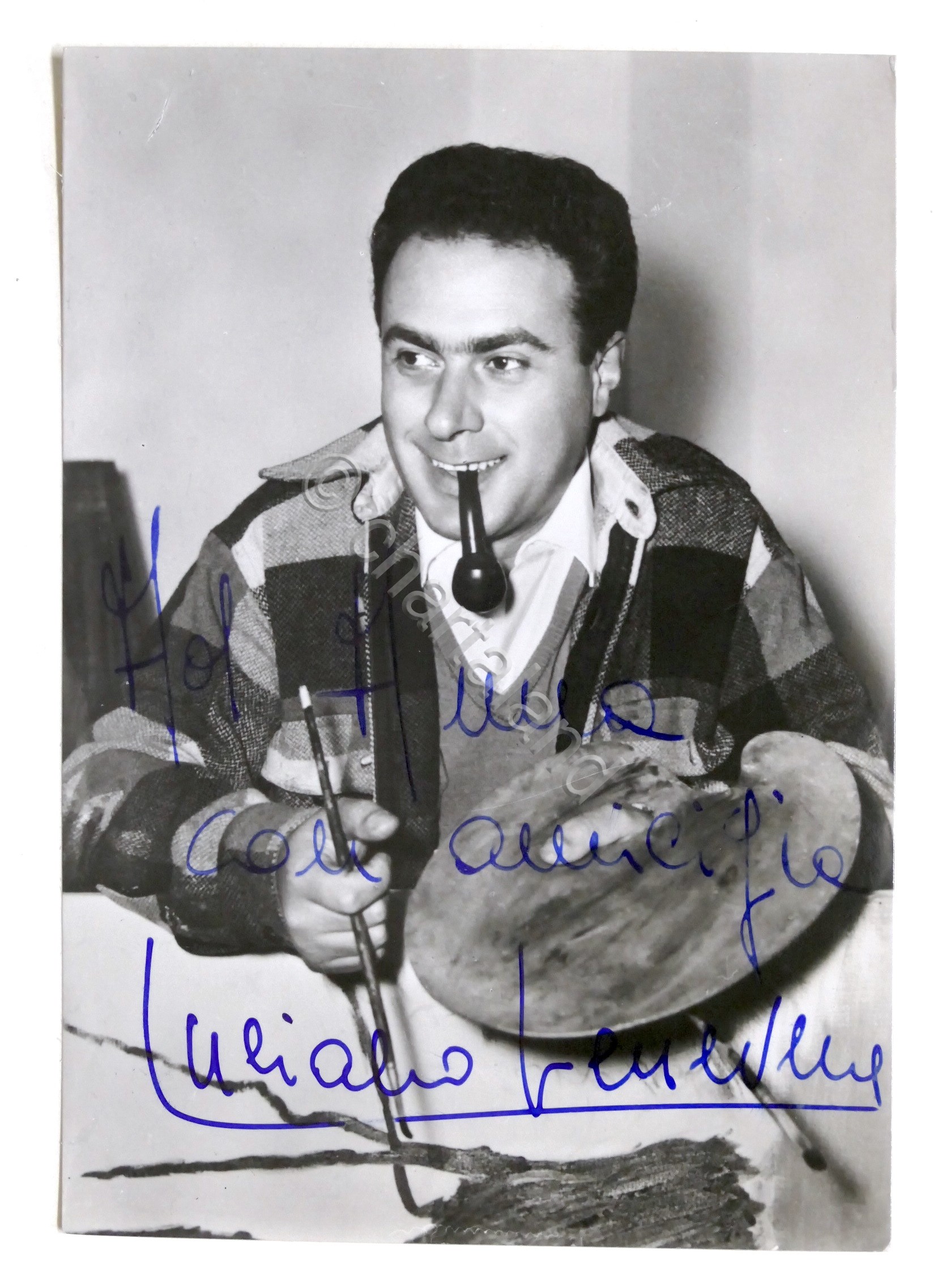 Musica - Autografo del cantante Luciano Benevene - anni '60
