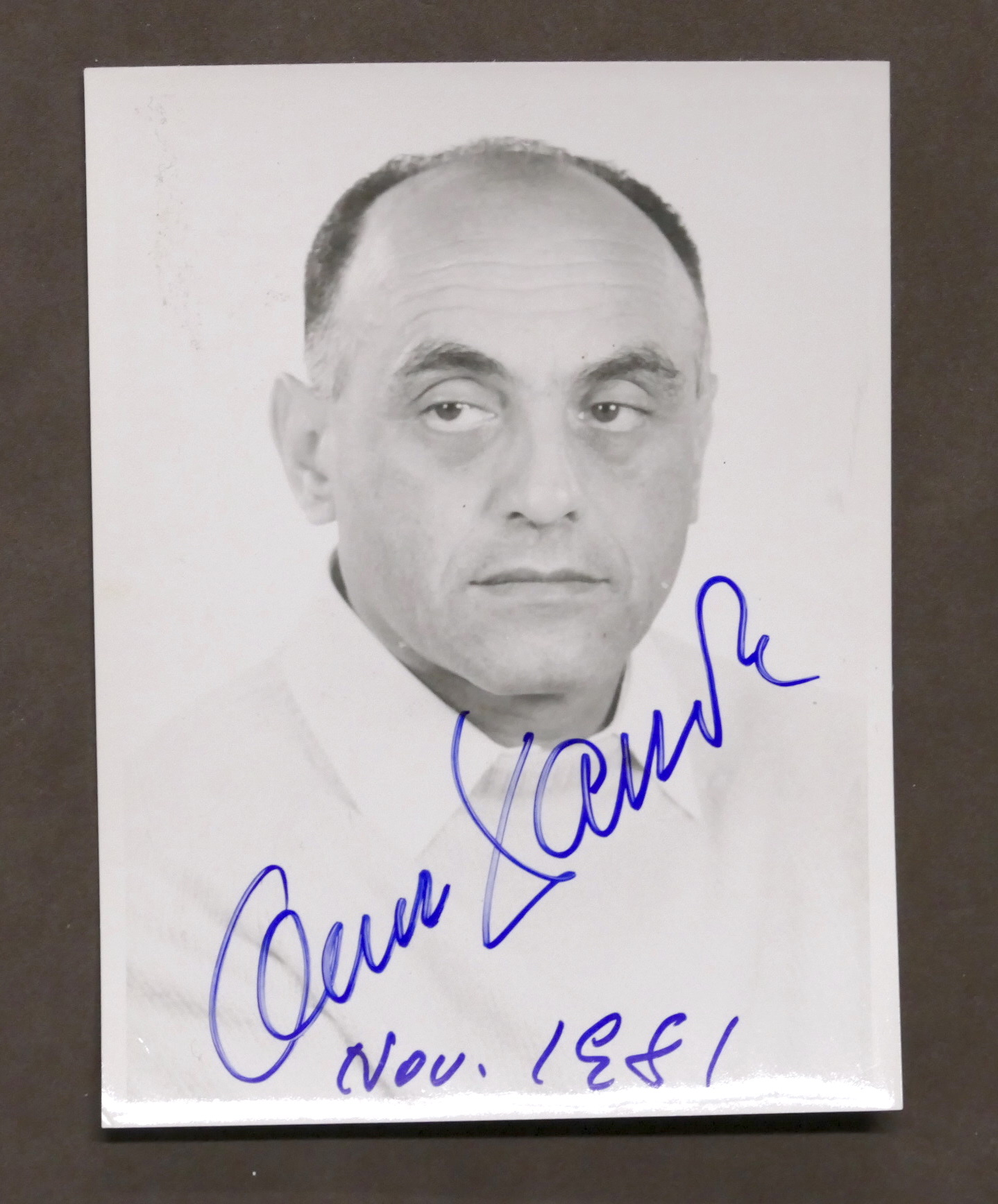 Musica - Autografo del direttore d'orchestra Oskar Danon - 1981