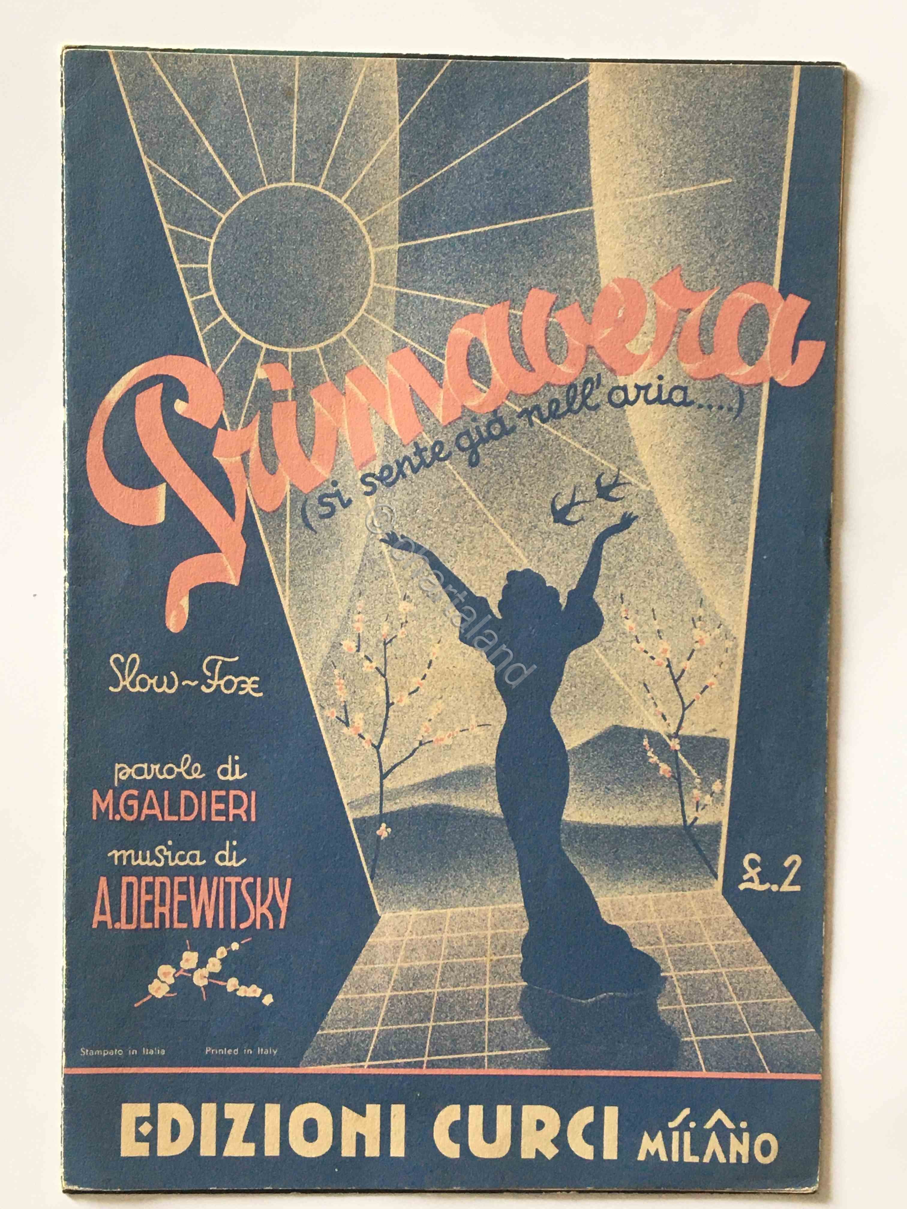Musica - M. Galdieri - A. Derewitsky - Primavera - …