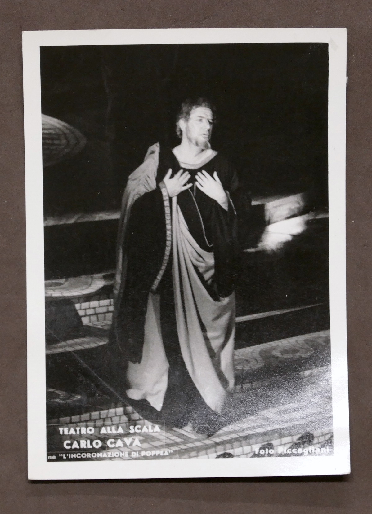 Musica Lirica - Autografo del cantane basso Carlo Cava - …