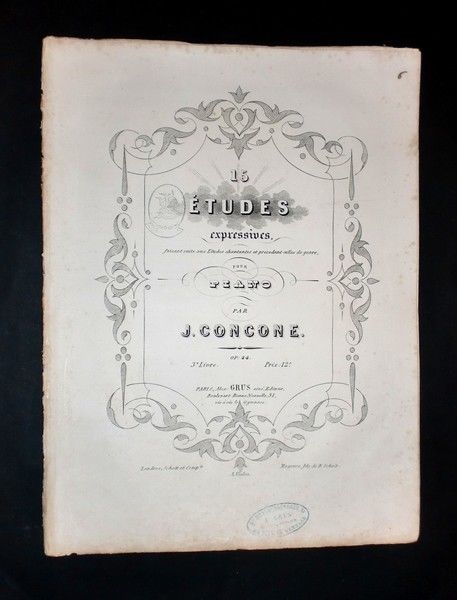 Musica Spartiti - 15 ètudes expressiones - Pour piano - …