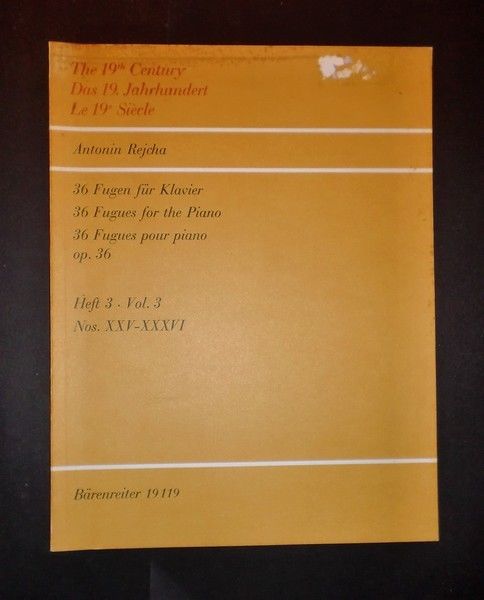 Musica Spartiti - Antonìn Rejcha - 36 Fugues for the …
