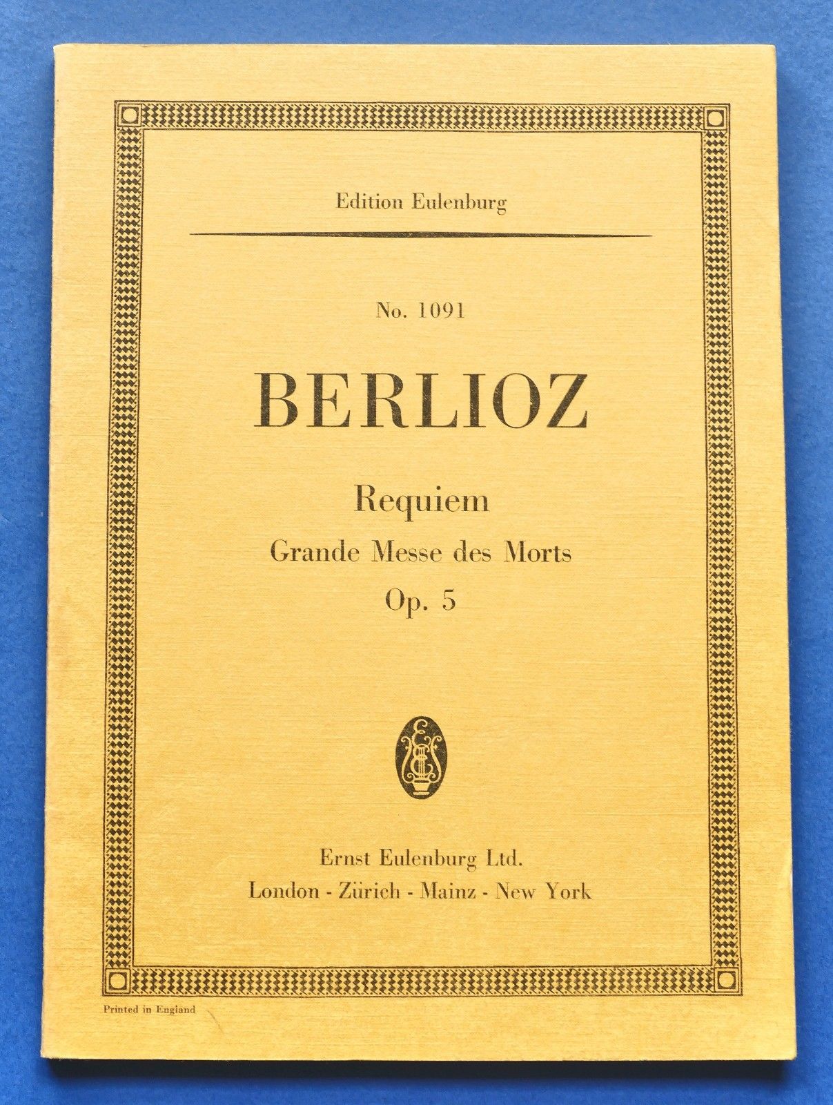 Musica Spartiti - Berlioz - Requiem Op. 5 - Partitura …