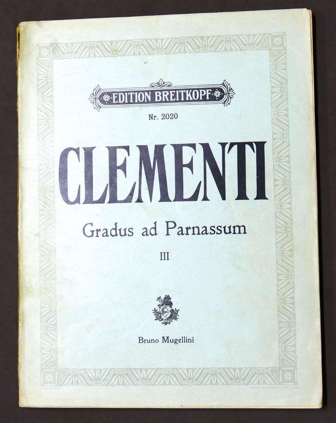 Musica Spartiti - Clementi - Gradus ad Parnassum III - …