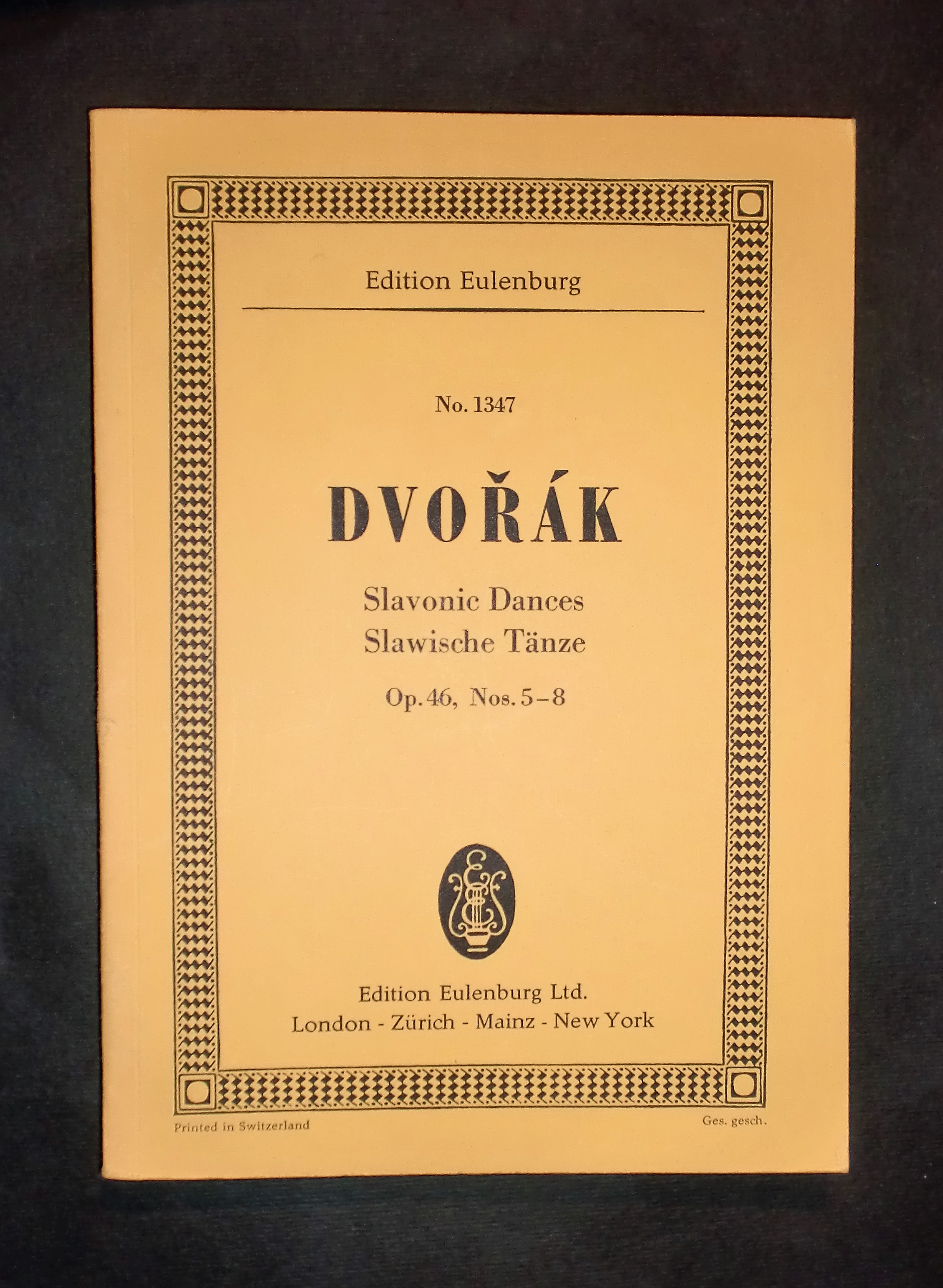 Musica spartiti - Edition Eulenburg No. 1347 - Dvoràk - …