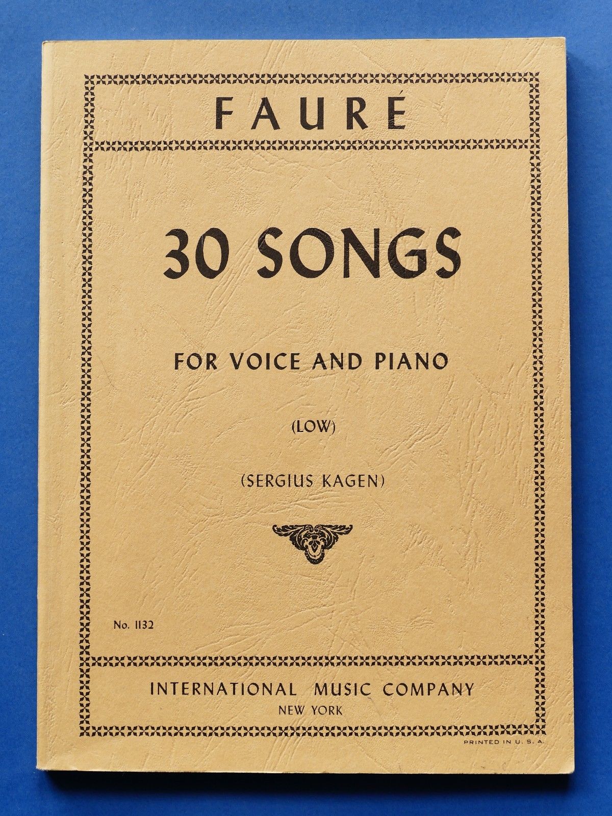 Musica Spartiti - Faurè - 30 songs - canto e …