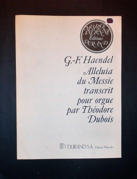 Musica Spartiti - G. F. Haendel - Alleluia du Messie …