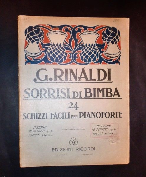 Musica spartiti - G. Rinaldi - Sorrisi di bimba - …
