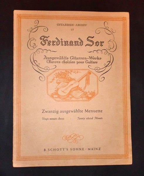 Musica Spartiti - Gitarren-Archiv 15 - F. Sor - Zwanzig …