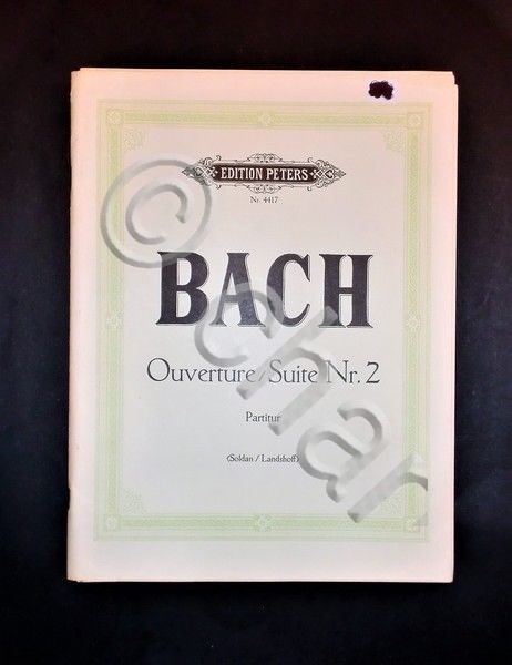 Musica Spartiti - J. S. Bach - Suite Nr.2 - …