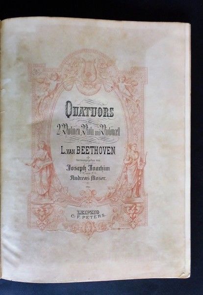 Musica Spartiti - L. Van Beethoven - Quatuor - Spartito …