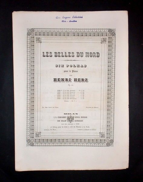 Musica Spartiti - Les belles du Nord - Six polkas …