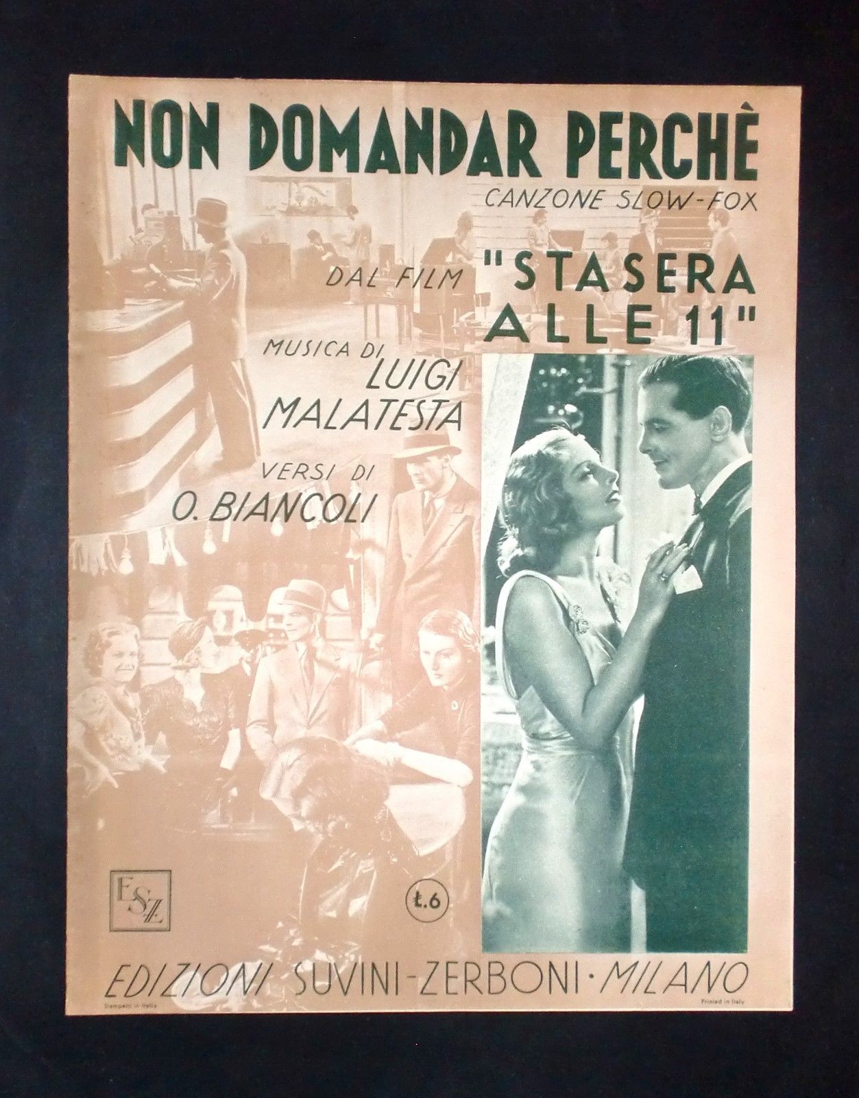 Musica Spartiti - Non domandar perchè - Slow fox per …