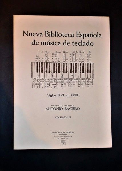 Musica Spartiti - Nueva Biblioteca Espanola de mùsica - Vol. …