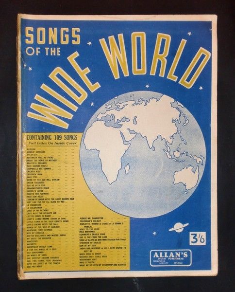 Musica Spartiti - Songs of the wide world - 109 …