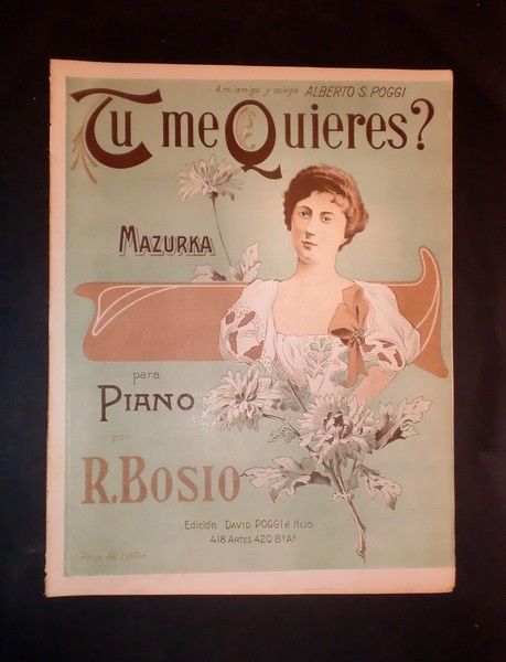 Musica Spartiti - Tu me Quieres? - Mazurka para piano …