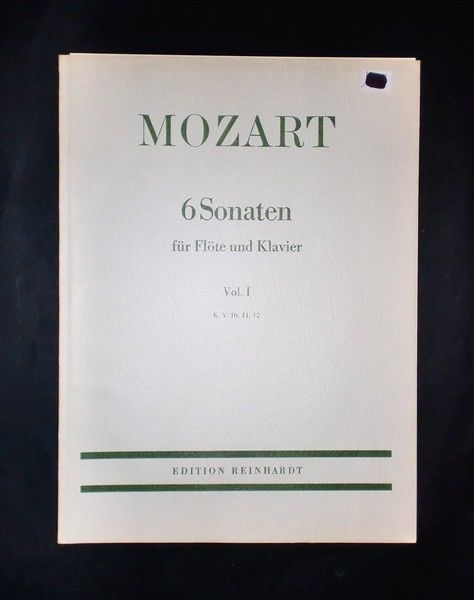 Musica Spartiti - W. A. Mozart - 6 sonaten - …