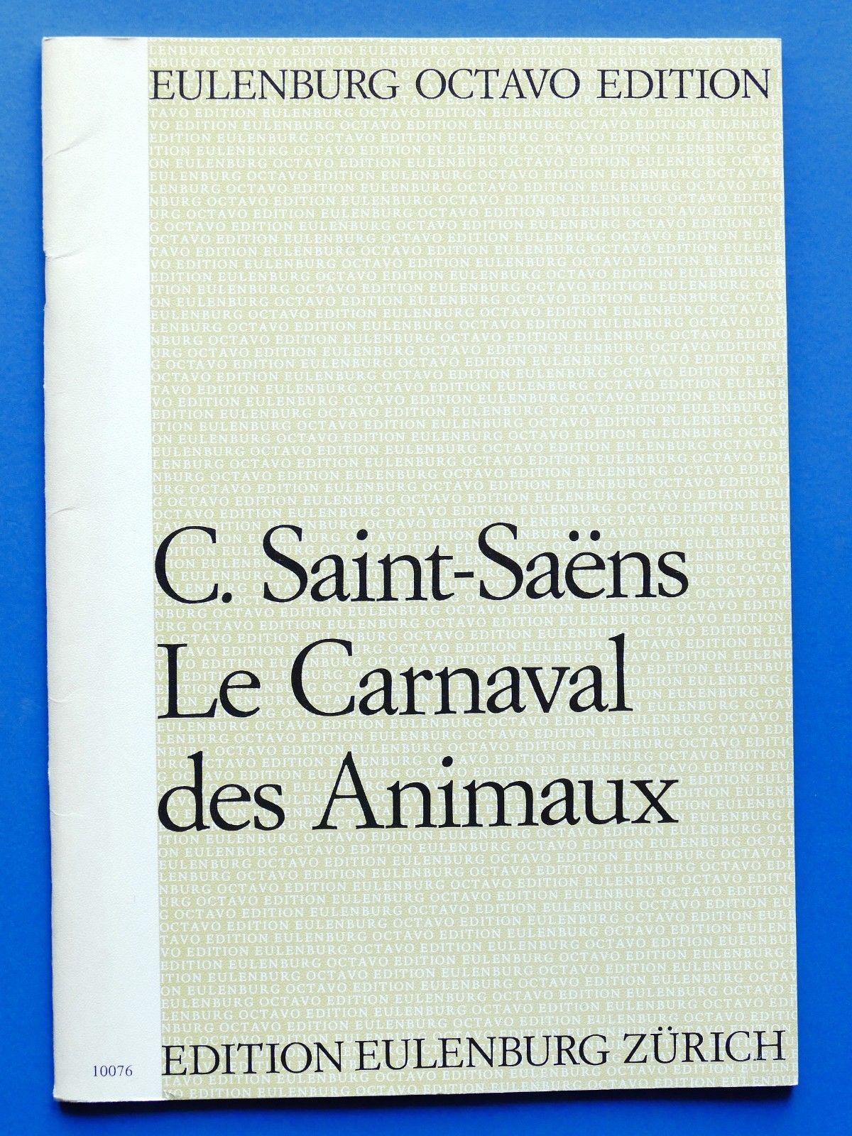 Musica Spartiti C.Saint-Saens - Le Carnaval des Animaux - Eulenburg …