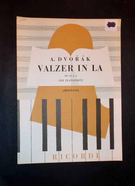 Musica Spartito - A. Dvoràk - Valzer in La per …