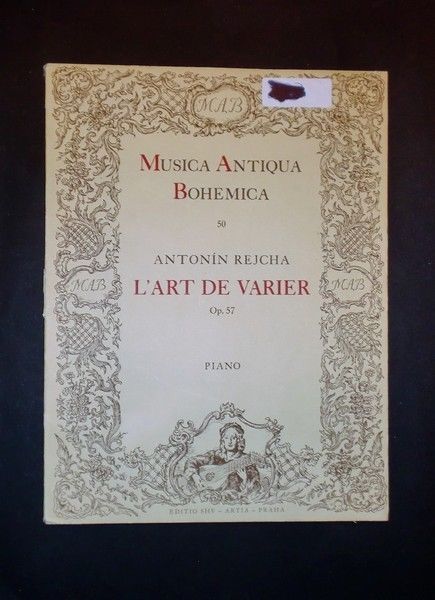 Musica Spartito - Antonìn Rejcha - L'art de varier Op. …