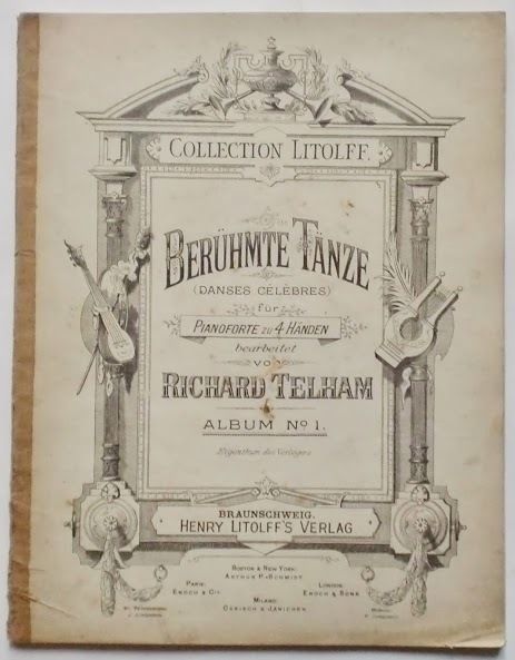 Musica Spartito - Beruhmte Tanze - Pianoforte a 4 mani …