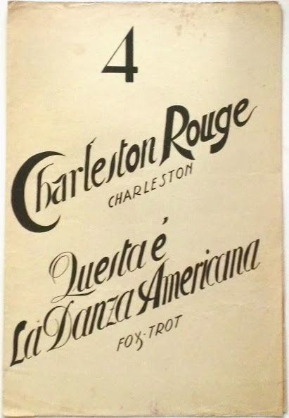 Musica Spartito - Charleston Rouge - Questa è la Danza …