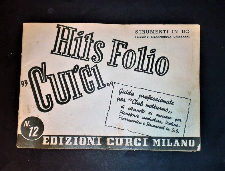Musica Spartito - Hits Folio "Cuici" - N. 12 - …