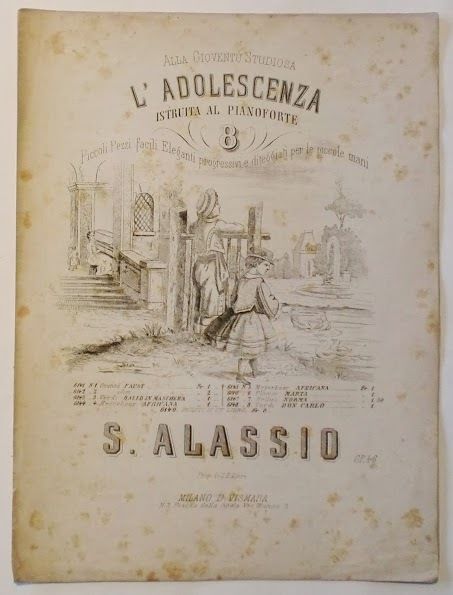 Musica Spartito - L'adolescenza Istruita al Pianoforte - Marta - …