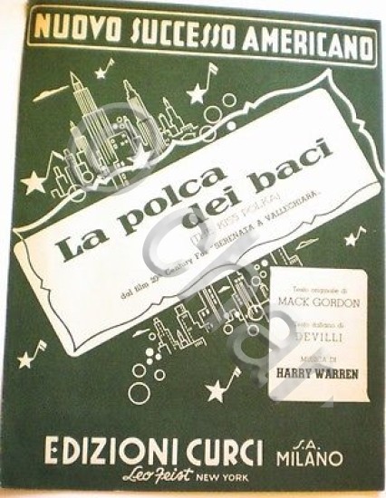 Musica Spartito - La polca dei baci - Pianoforte - …
