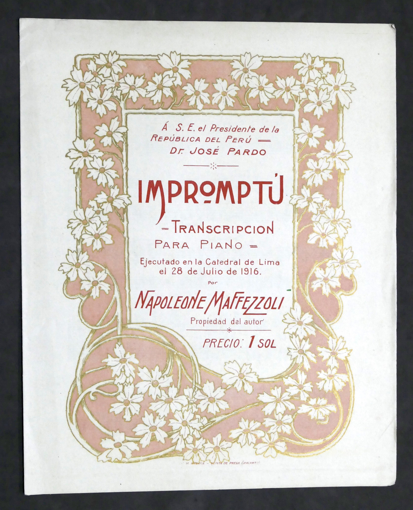 Musica Spartito - N. Maffezzoli - Impromptù - Trascrizione per …