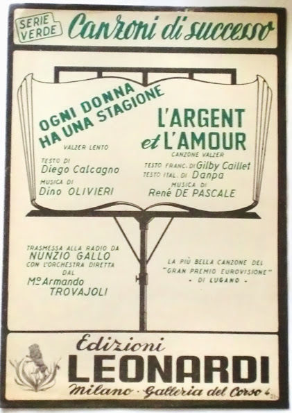 Musica Spartito - Ogni donna ha una stagione - L'argent …