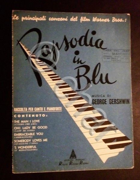Musica spartito - Rapsodia in blu - G. Gershwin - …