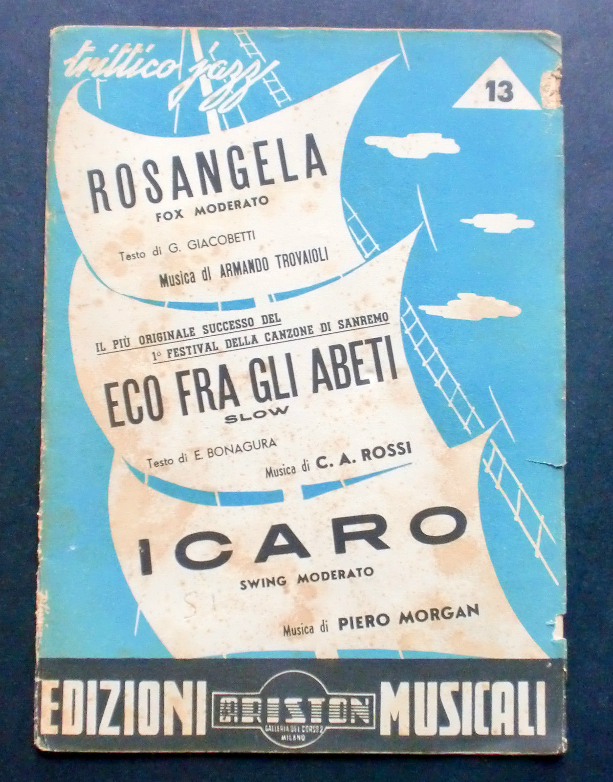 Musica Spartito - Rosangela - Icaro - Eco fra gli …