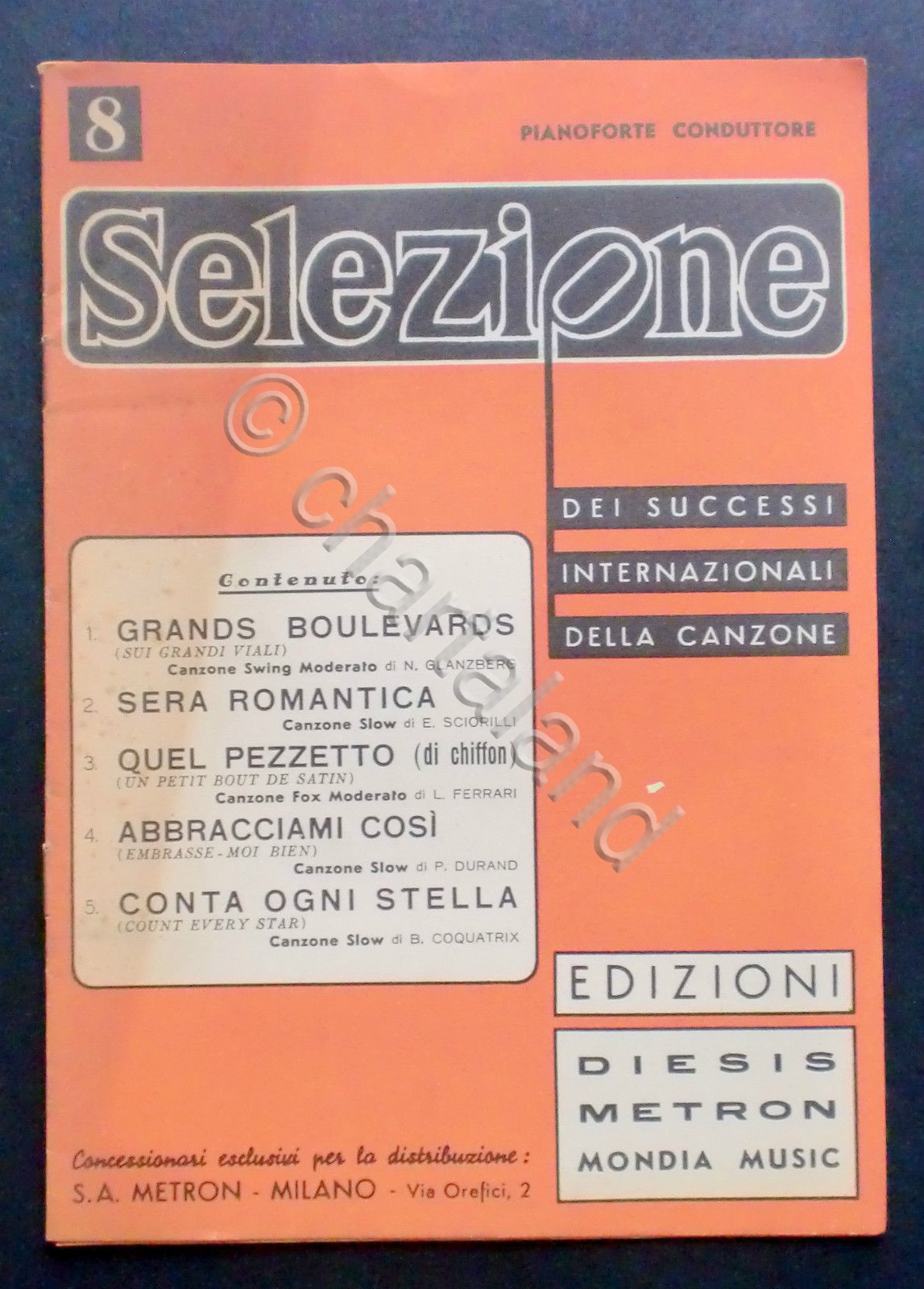 Musica Spartito - Selezione dei grandi successi internazionali canzone - …